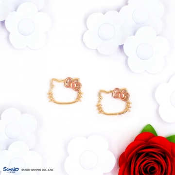 Hello Kitty Outline Earrings